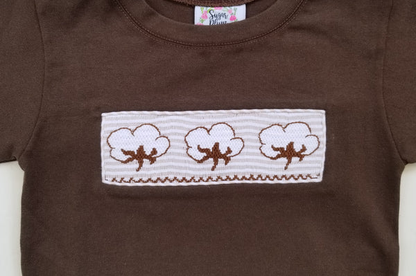 Cotton Bolls Boys Shorts Set