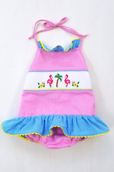 Let's Flamingle One-Piece Swimsuit