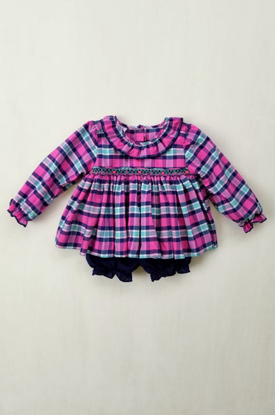Pinckney Plaid Bloomer Set