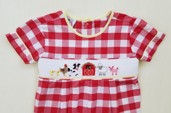 On the Farm Boys Romper