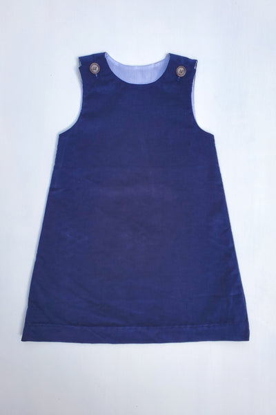 Carolina Corduroy Jumper in Navy