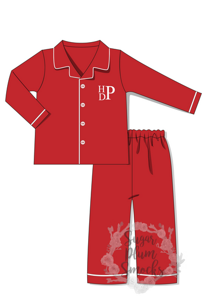 Christmas Jammies Monogram