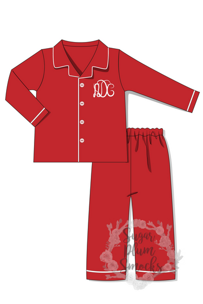 Christmas Jammies Monogram