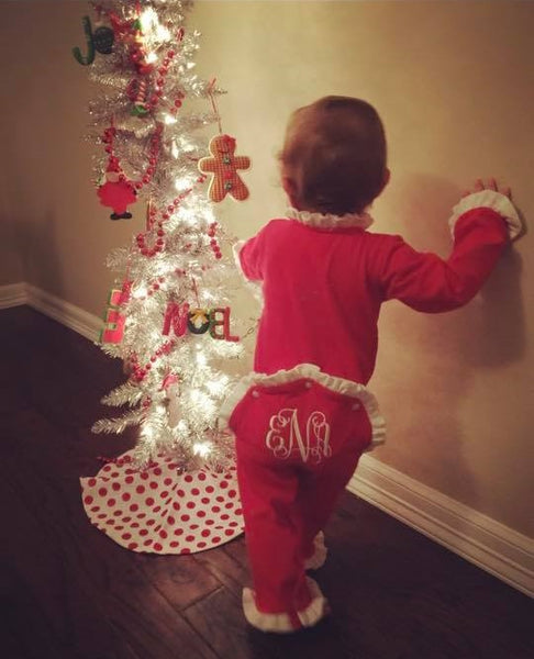 Girls Dropseat Christmas Jammies