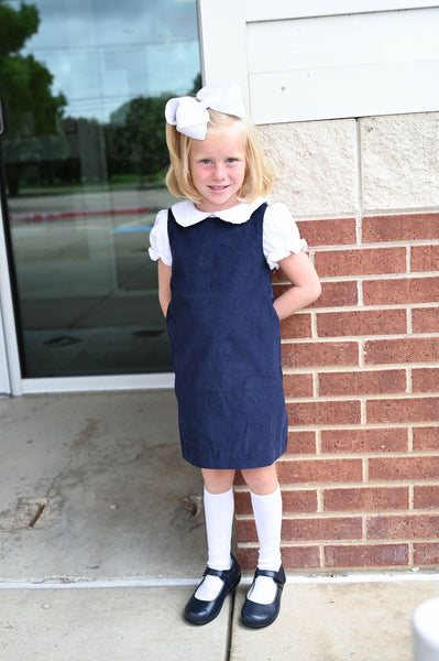Carolina Corduroy Jumper in Navy