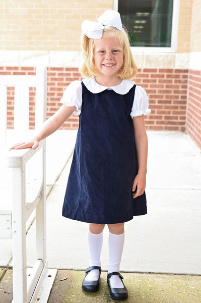 Carolina Corduroy Jumper in Navy