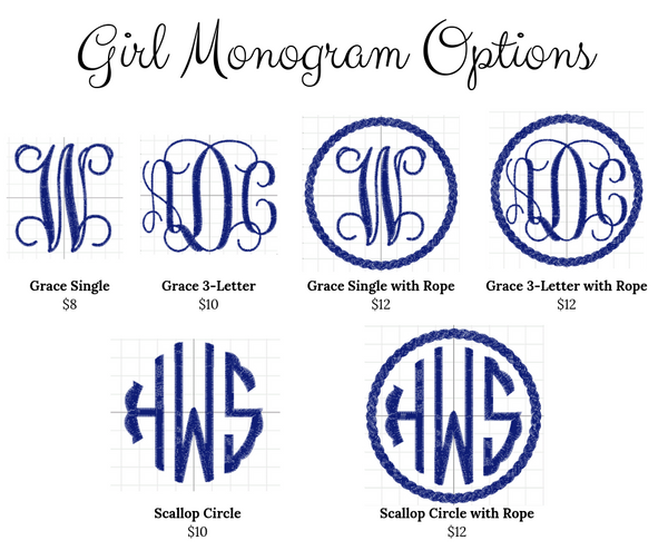 Whaley Cute Monogram Add-On