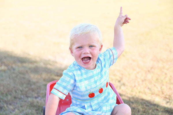 Apple a Day Boys Romper