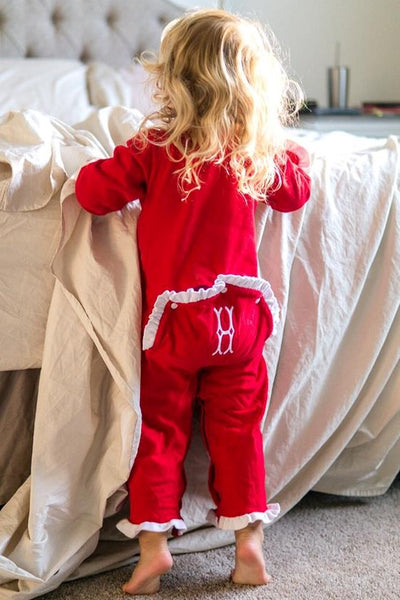 Girls Dropseat Christmas Jammies