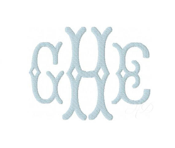 Classic Christmas Monogram