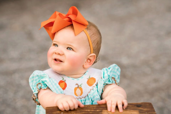 Patchwork Pumpkins Long Bubble