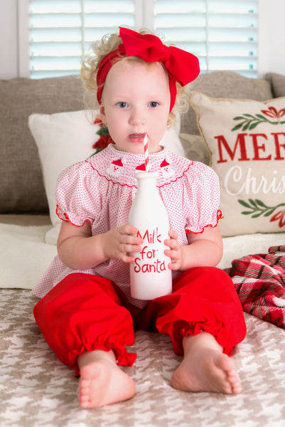 Old Saint Nick Bubble Pants Set