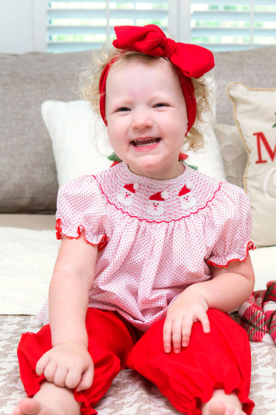 Old Saint Nick Bubble Pants Set