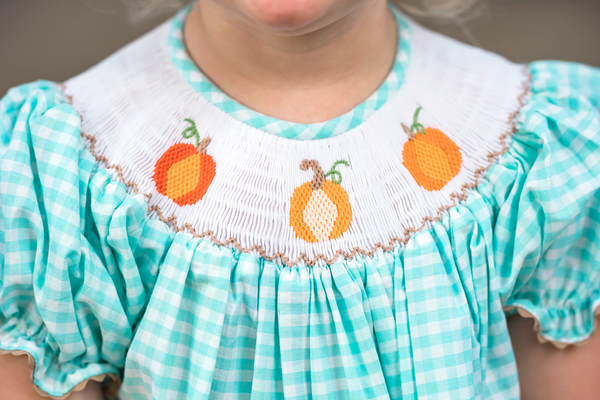 Patchwork Pumpkins Long Bubble