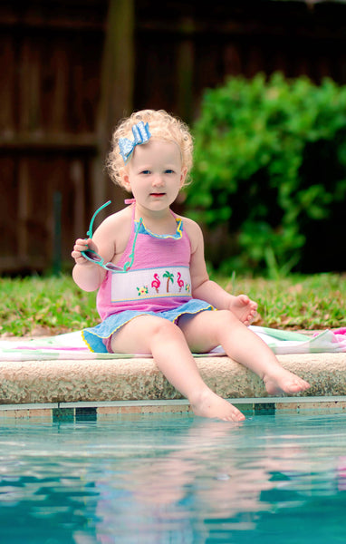 Let's Flamingle One-Piece Swimsuit