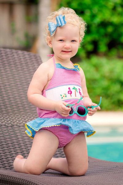 Let's Flamingle One-Piece Swimsuit