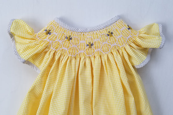 Honey Bees Bishop Dress