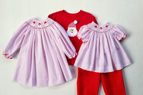Old Saint Nick Bubble Pants Set