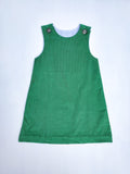 Carolina Corduroy Jumper in Apple Green