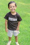 Cotton Bolls Boys Shorts Set