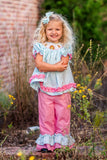 Gingerbread Ruffle Pants Set