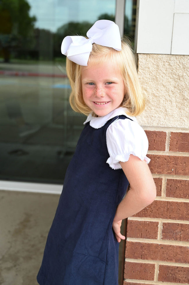 Carolina Corduroy Jumper in Navy