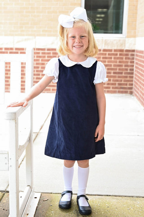 Carolina Corduroy Jumper in Navy