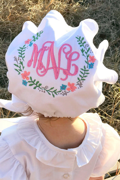 Floral Wreath Monogram