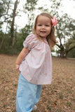 Mauve Floral Pants Set