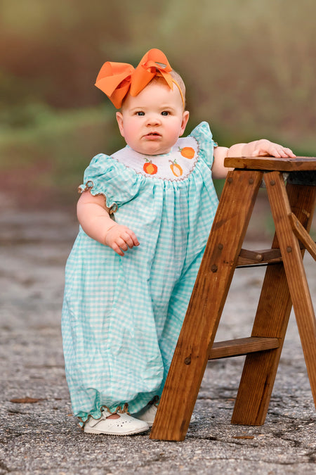 Patchwork Pumpkins Bishop Dress